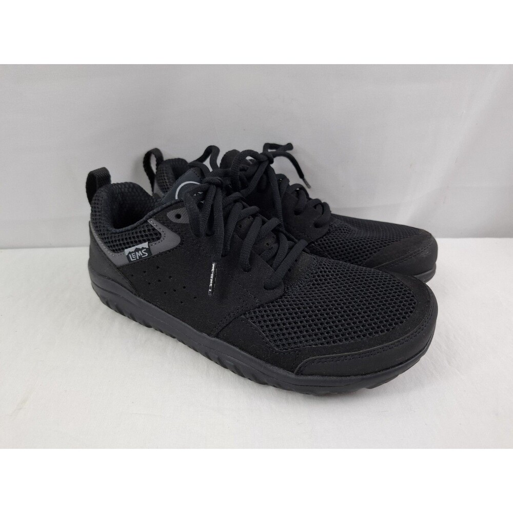 Lems Primal Zen Black LEMS110 Wide Toe Gym Trainer Shoe Women's 9 Men's 7.5